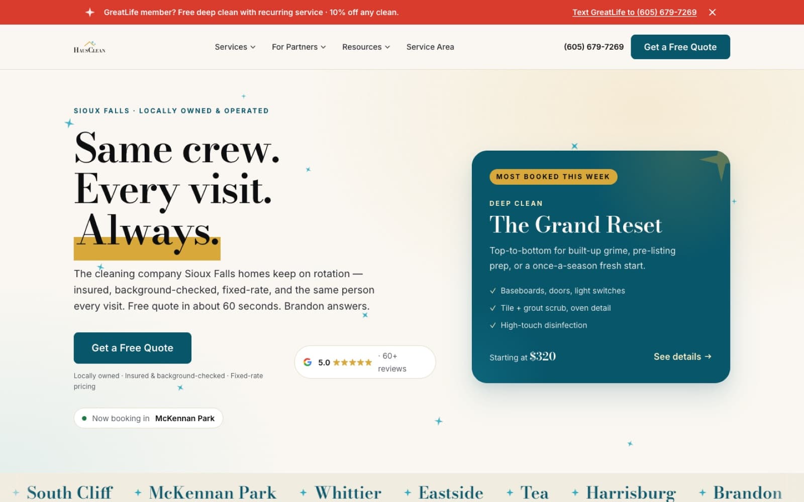 HausClean case study preview