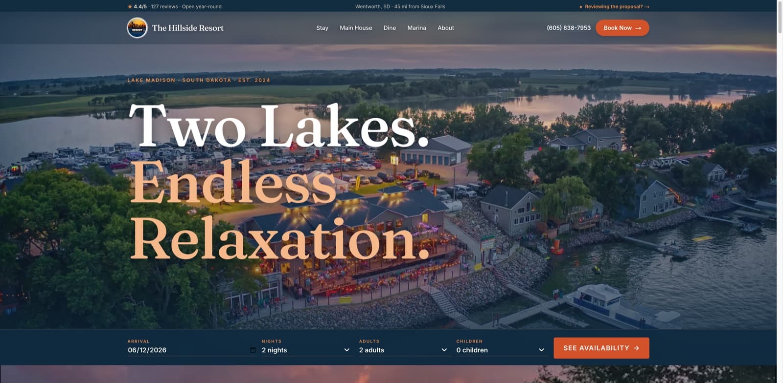 Hillside Resort site preview