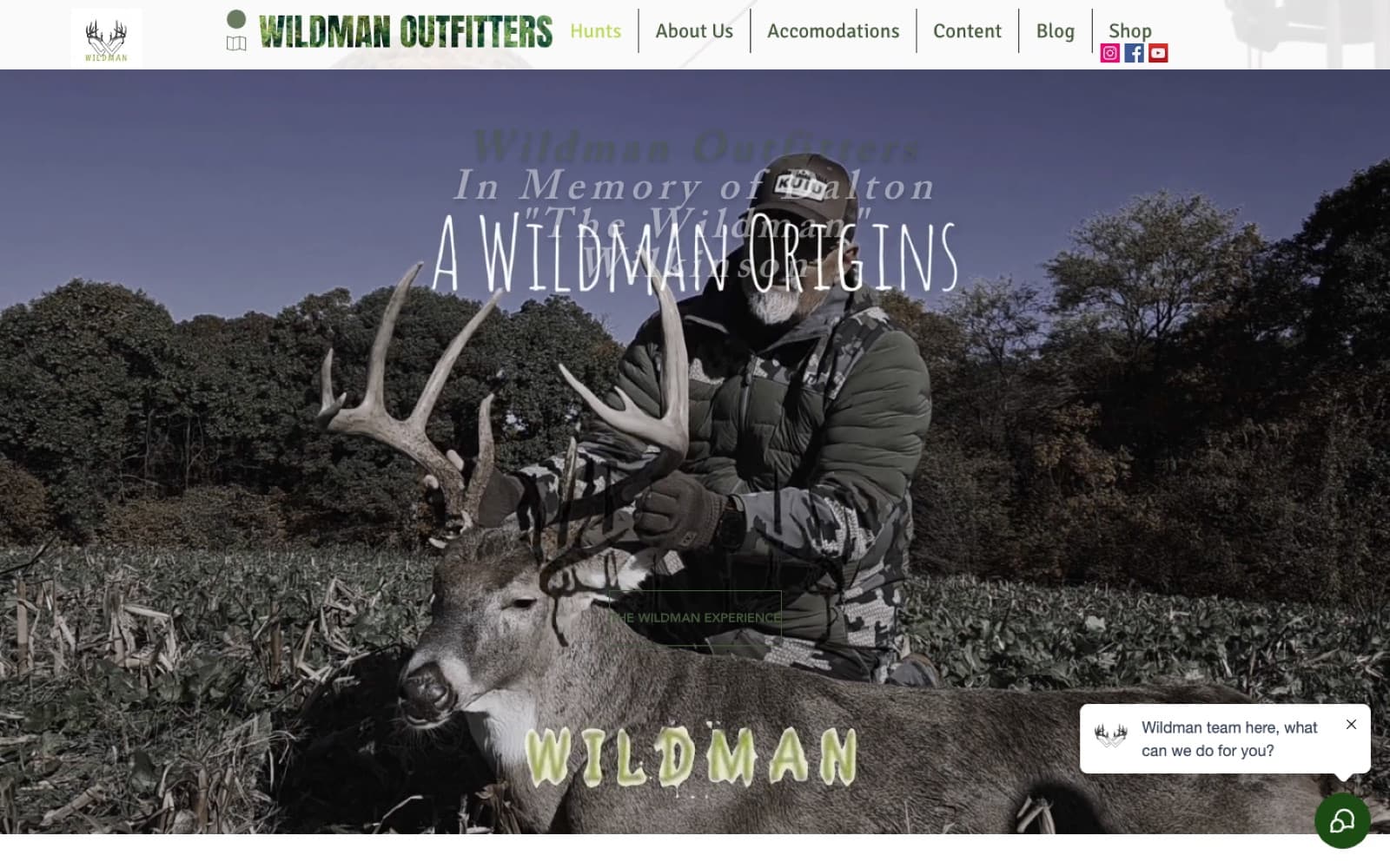Wildman Outfitters — previous site